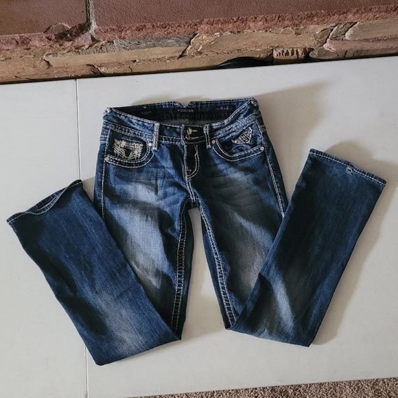 Vigoss The Chelsea Slim Bootcut Women's sz 3/4 length 33 - Picture 2 of 9